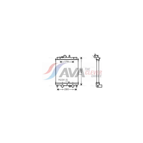 Kylare, motorkylning Ava quality cooling PO2002 AVA QUALITY COOLING Kylare, motorkylning Ava quality cooling PO2002 AVA QUALITY COOLING