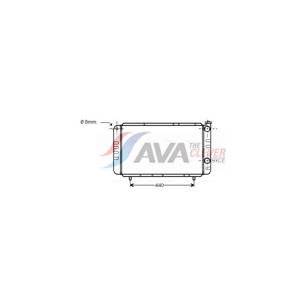 Kylare, motorkylning Ava quality cooling RT2058 AVA QUALITY COOLING Kylare, motorkylning Ava quality cooling RT2058 AVA QUALITY COOLING