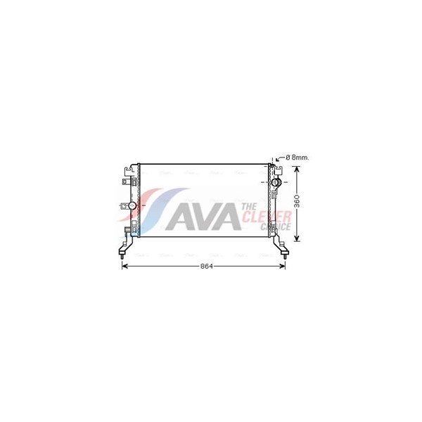 Kylare, motorkylning Ava quality cooling RT2418 AVA QUALITY COOLING