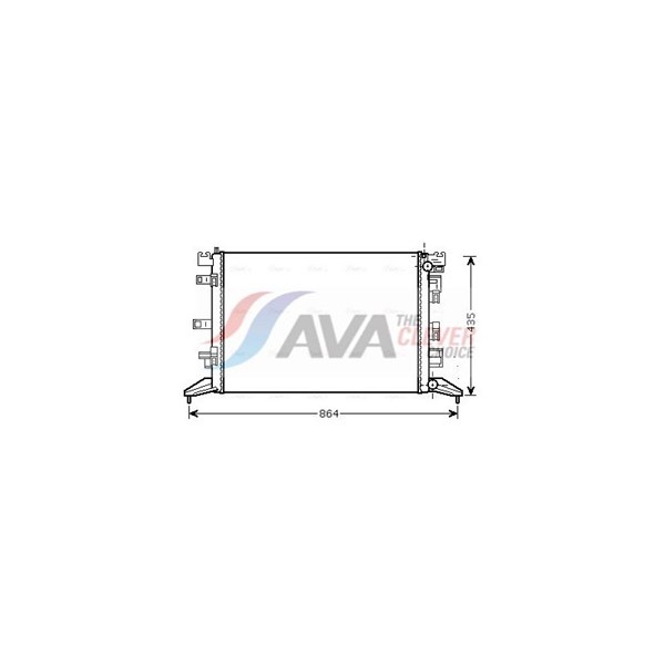 Kylare, motorkylning Ava quality cooling RT2425 AVA QUALITY COOLING
