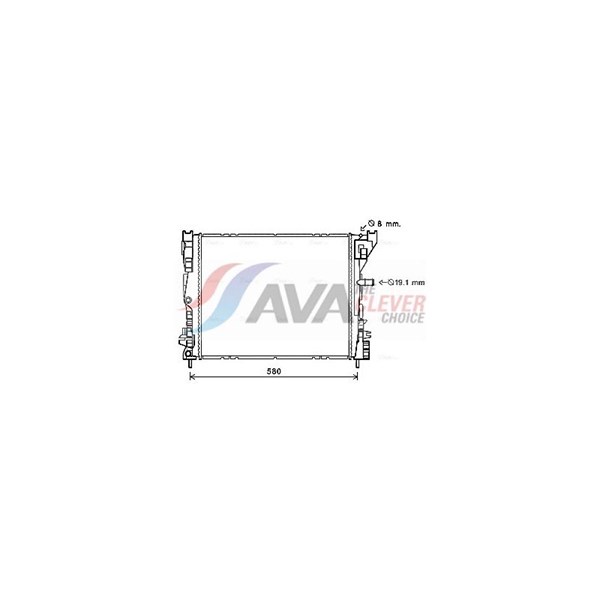 Kylare, motorkylning Ava quality cooling RT2608 AVA QUALITY COOLING Kylare, motorkylning Ava quality cooling RT2608 AVA QUALITY COOLING