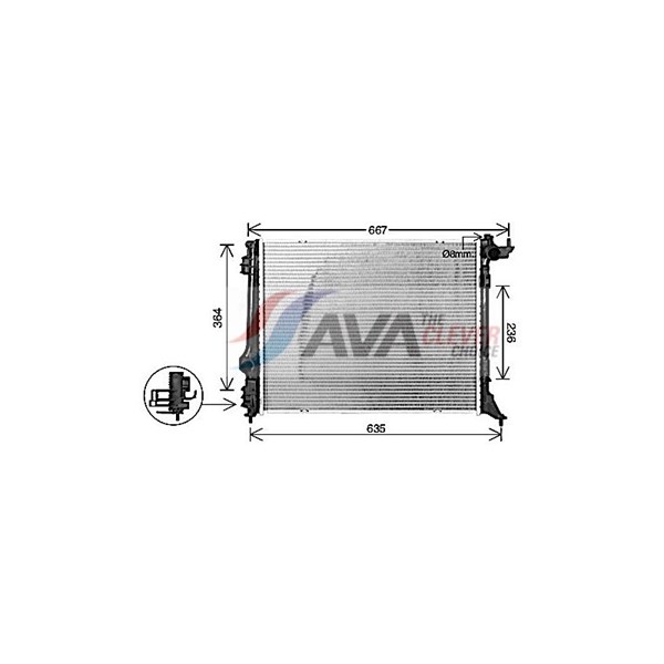 Kylare, motorkylning Ava quality cooling RT2647 AVA QUALITY COOLING Kylare, motorkylning Ava quality cooling RT2647 AVA QUALITY COOLING