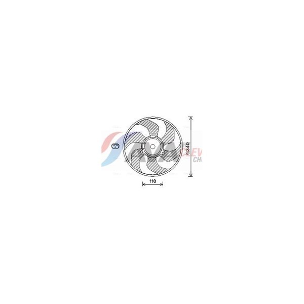 Fläkt, kylare 12V Ava quality cooling RT7567 AVA QUALITY COOLING Fläkt, kylare 12V Ava quality cooling RT7567 AVA QUALITY COOLING