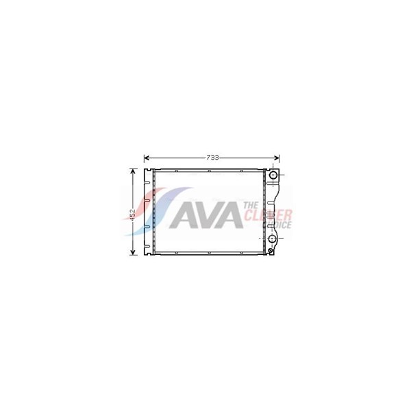 Kylare, motorkylning Ava quality cooling RTA2293 AVA QUALITY COOLING