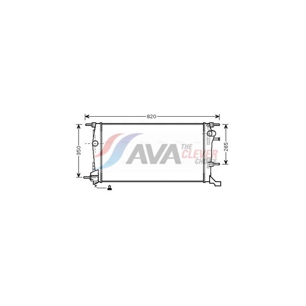 Kylare, motorkylning Ava quality cooling RTA2445 AVA QUALITY COOLING