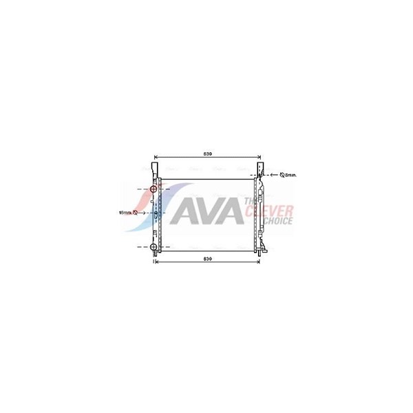 Kylare, motorkylning Ava quality cooling RTA2469 AVA QUALITY COOLING