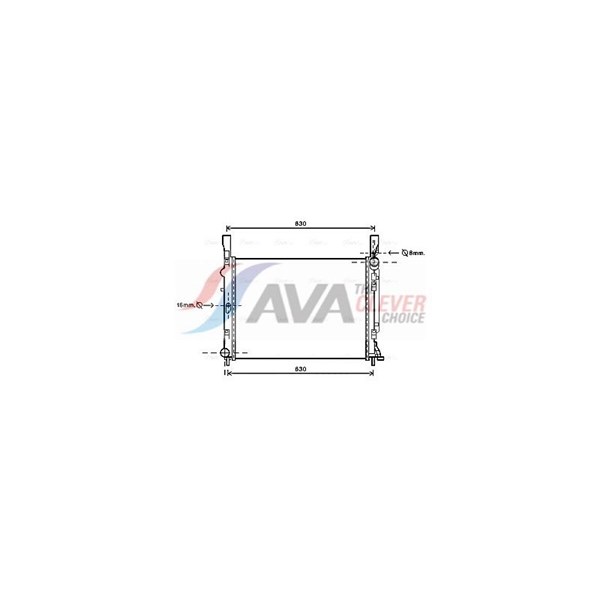 Kylare, motorkylning Ava quality cooling RTA2472 AVA QUALITY COOLING Kylare, motorkylning Ava quality cooling RTA2472 AVA QUALITY COOLING