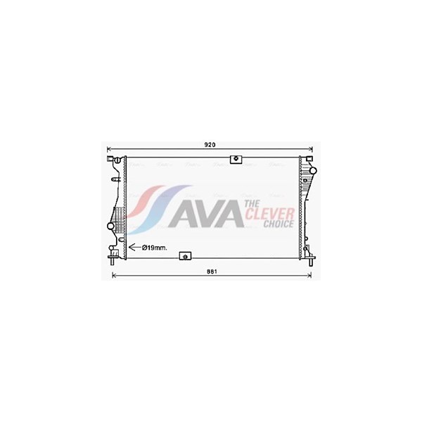 Kylare, motorkylning Ava quality cooling RTA2601 AVA QUALITY COOLING
