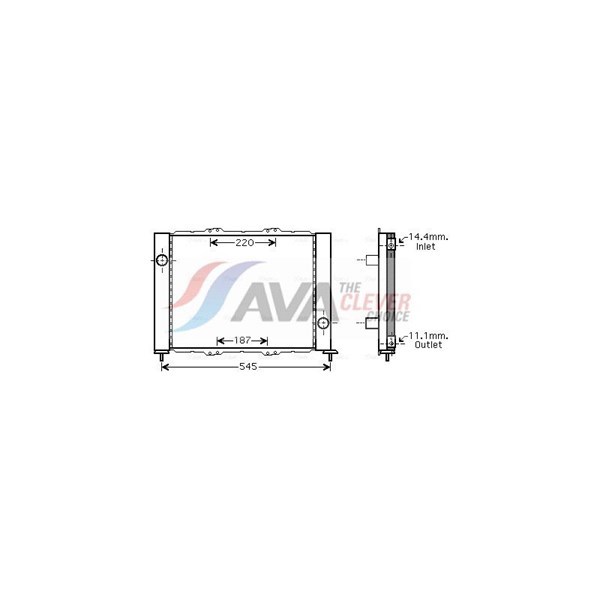 Kylmodul Ava quality cooling RTM388 AVA QUALITY COOLING