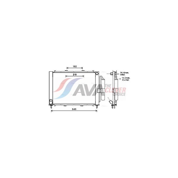 Kylmodul Ava quality cooling RTM497 AVA QUALITY COOLING