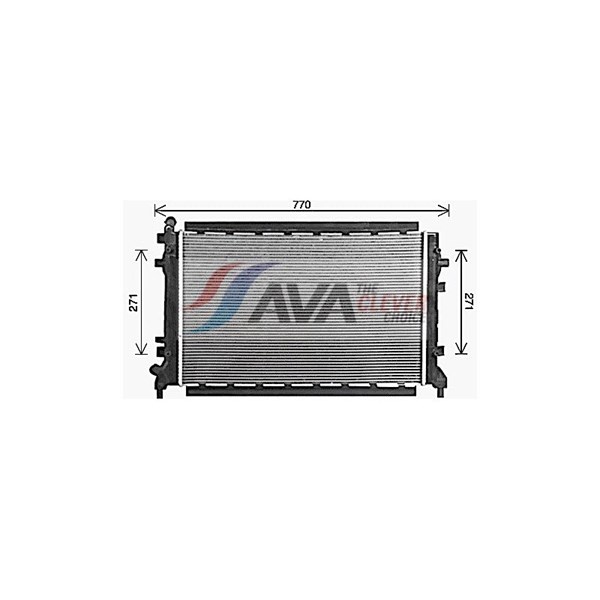 Lågtemperaturkylare, laddluftkylare Ava quality cooling ST2048 AVA QUALITY COOLING