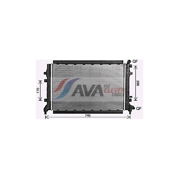Lågtemperaturkylare, laddluftkylare Ava quality cooling ST2048 AVA QUALITY COOLING Lågtemperaturkylare, laddluftkylare Ava quality cooling ST2048 AVA QUALITY COOLING
