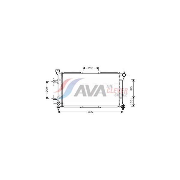 Kylare, motorkylning Ava quality cooling SU2037 AVA QUALITY COOLING