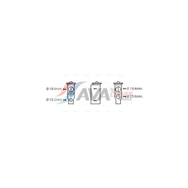 Expansionsventil, klimatanläggning Ava quality cooling SZ1131 AVA QUALITY COOLING Expansionsventil, klimatanläggning Ava quality cooling SZ1131 AVA QUALITY COOLING