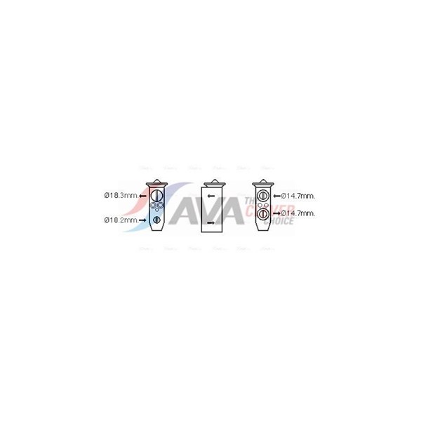 Expansionsventil, klimatanläggning, Fram Ava quality cooling SZ11 AVA QUALITY COOLING Expansionsventil, klimatanläggning, Fram Ava quality cooling SZ11 AVA QUALITY COOLING