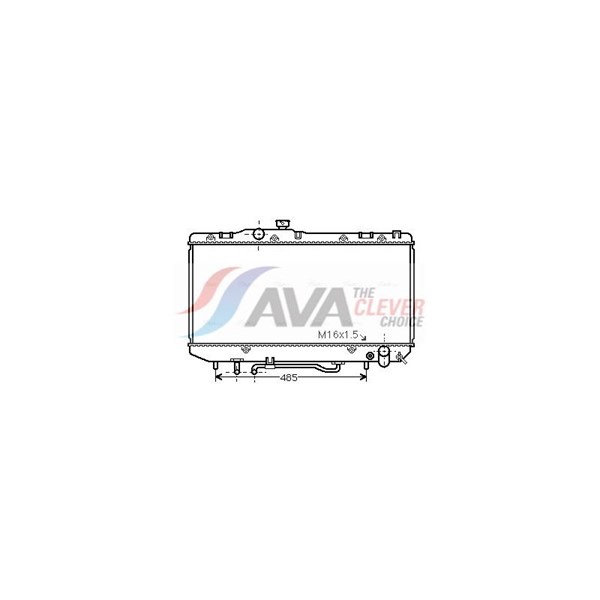 Kylare, motorkylning Ava quality cooling TO2143 AVA QUALITY COOLING