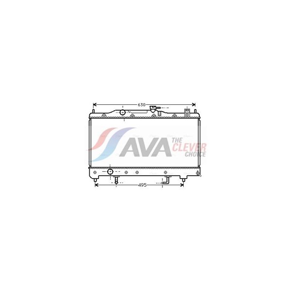 Kylare, motorkylning Ava quality cooling TO2238 AVA QUALITY COOLING