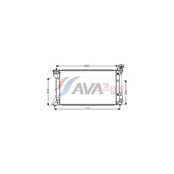 Kylare, motorkylning Ava quality cooling TO2293 AVA QUALITY COOLING