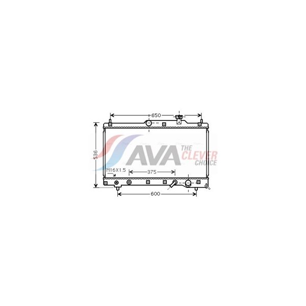 Kylare, motorkylning Ava quality cooling TO2336 AVA QUALITY COOLING