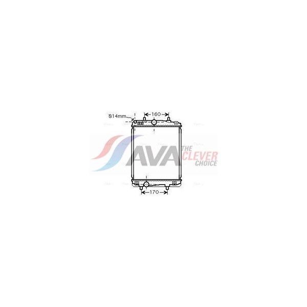 Kylare, motorkylning Ava quality cooling TO2359 AVA QUALITY COOLING