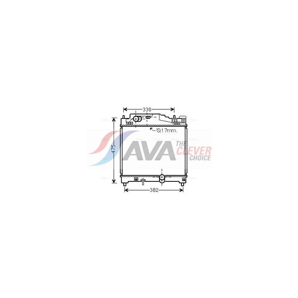 Kylare, motorkylning Ava quality cooling TO2501 AVA QUALITY COOLING