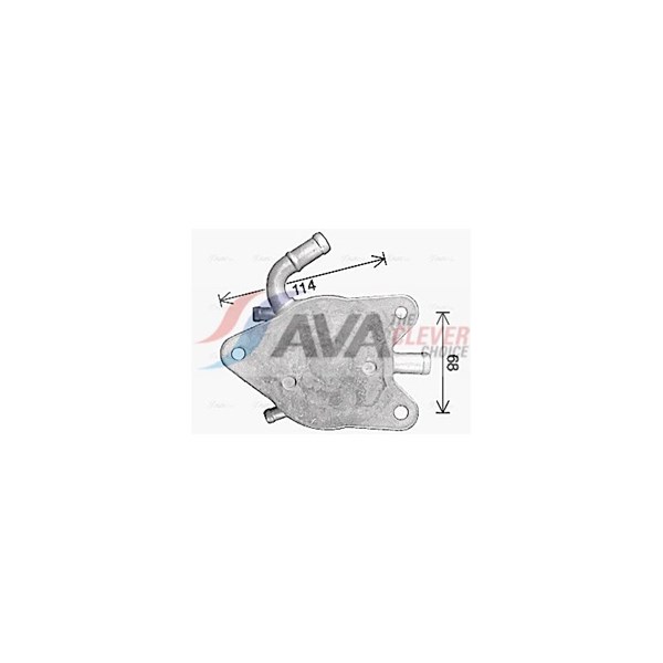 Oljekylare, automatisk transmission Ava quality cooling TO3755 AVA QUALITY COOLING Oljekylare, automatisk transmission Ava quality cooling TO3755 AVA QUALITY COOLING