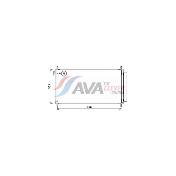 Kondensor, klimatanläggning Ava quality cooling TO5718D AVA QUALITY COOLING Kondensor, klimatanläggning Ava quality cooling TO5718D AVA QUALITY COOLING