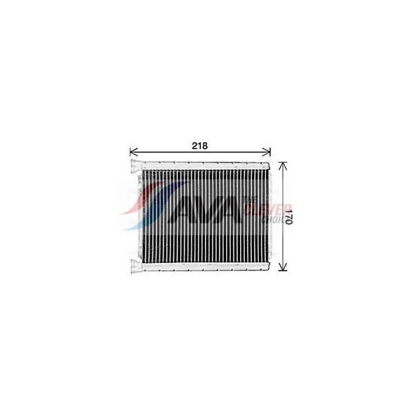 Värmeväxlare, kupévärme Ava quality cooling TO6782 AVA QUALITY COOLING Värmeväxlare, kupévärme Ava quality cooling TO6782 AVA QUALITY COOLING