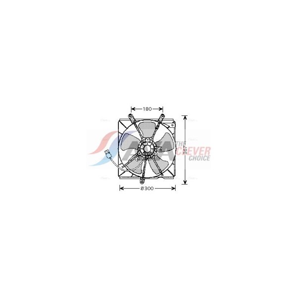 Fläkt, kylare 12V Ava quality cooling TO7540 AVA QUALITY COOLING