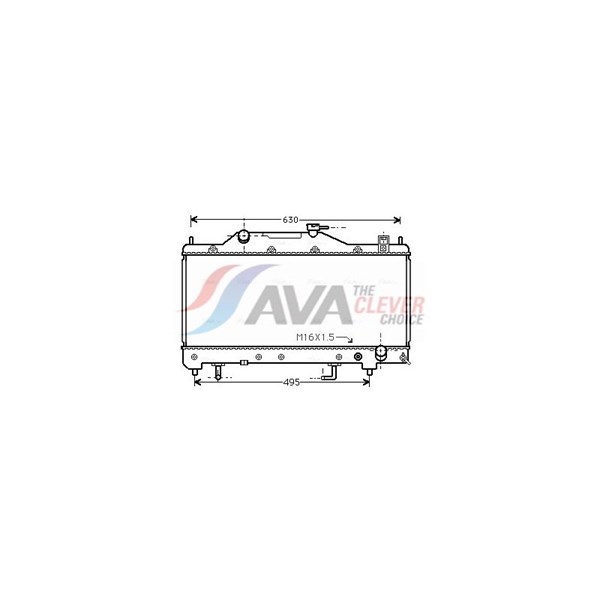 Kylare, motorkylning Ava quality cooling TOA2285 AVA QUALITY COOLING