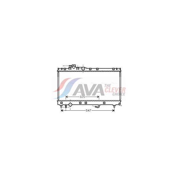 Kylare, motorkylning Ava quality cooling TOA2350 AVA QUALITY COOLING