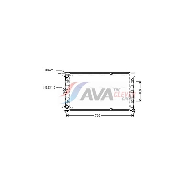Kylare, motorkylning Ava quality cooling VN2037 AVA QUALITY COOLING Kylare, motorkylning Ava quality cooling VN2037 AVA QUALITY COOLING