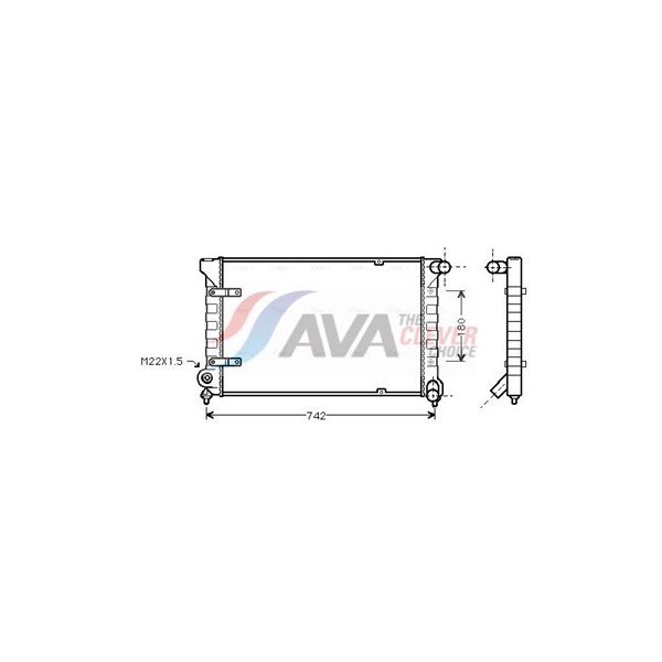 Kylare, motorkylning Ava quality cooling VN2042 AVA QUALITY COOLING Kylare, motorkylning Ava quality cooling VN2042 AVA QUALITY COOLING