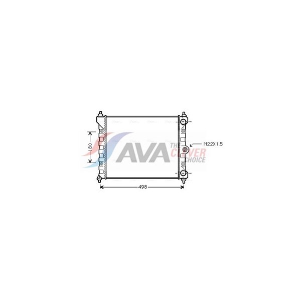 Kylare, motorkylning Ava quality cooling VN2092 AVA QUALITY COOLING