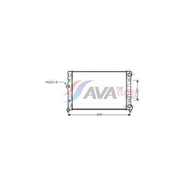 Kylare, motorkylning Ava quality cooling VN2109 AVA QUALITY COOLING