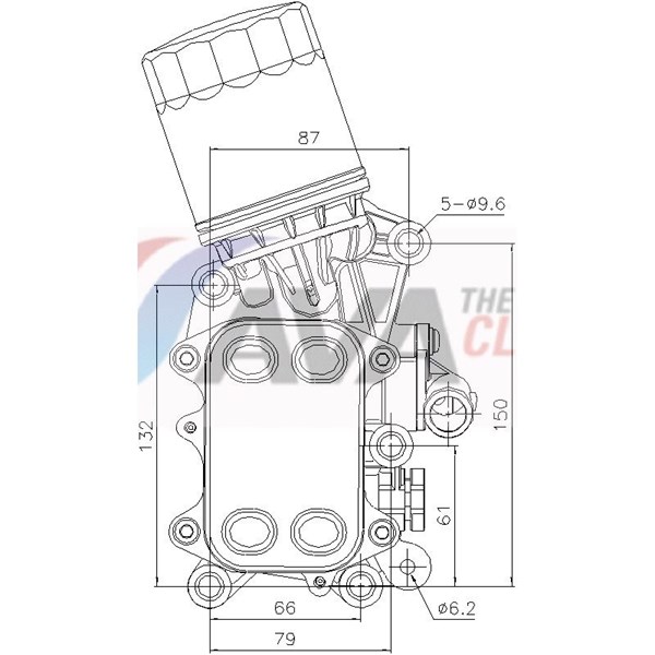 Oljekylare, motor
