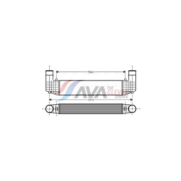 Intercooler Ava quality cooling VN4157 AVA QUALITY COOLING Intercooler Ava quality cooling VN4157 AVA QUALITY COOLING