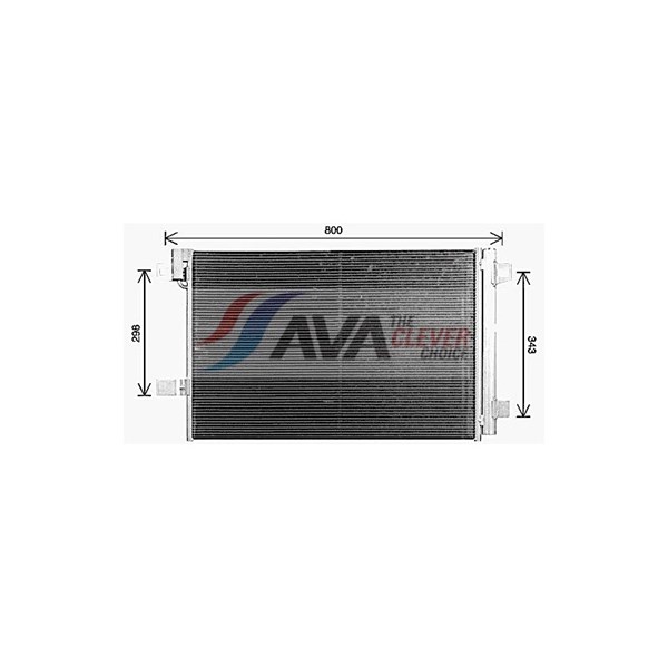 Kondensor, klimatanläggning Ava quality cooling VN5437D AVA QUALITY COOLING Kondensor, klimatanläggning Ava quality cooling VN5437D AVA QUALITY COOLING