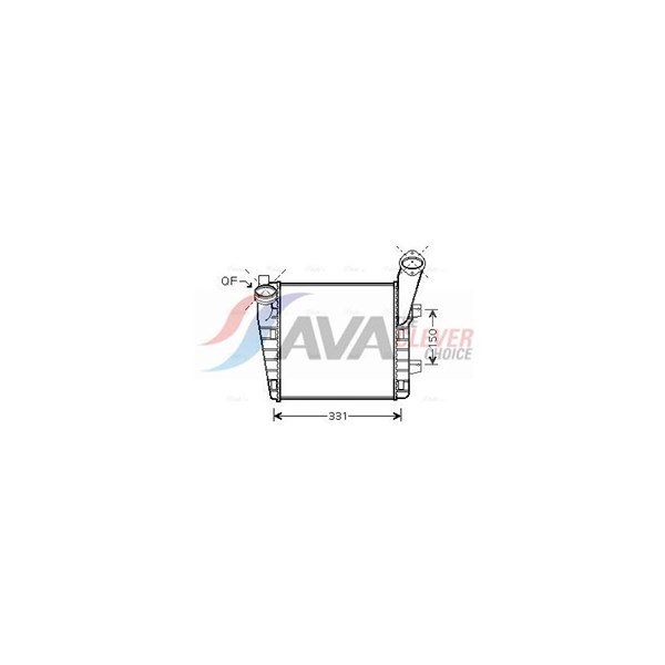 Intercooler, Höger Ava quality cooling VNA4235 AVA QUALITY COOLING Intercooler, Höger Ava quality cooling VNA4235 AVA QUALITY COOLING