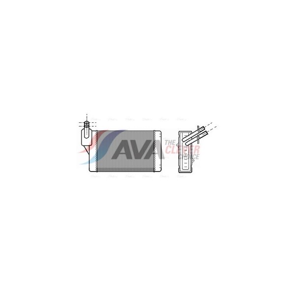 Värmeväxlare, kupévärme Ava quality cooling VNA6060 AVA QUALITY COOLING