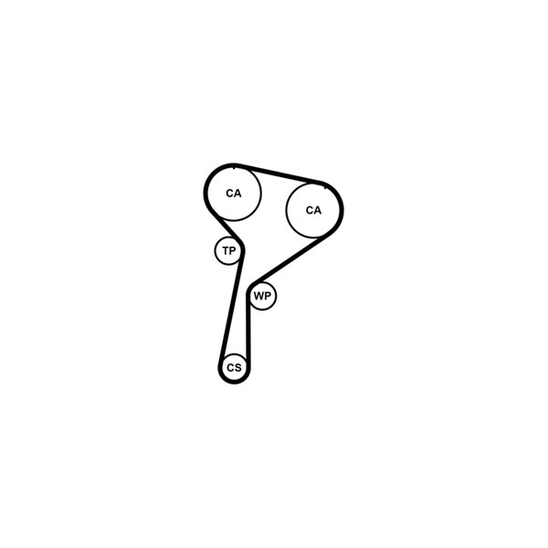 Kamremskit Contitech CT1244K1 CONTITECH Kamremskit Contitech CT1244K1 CONTITECH