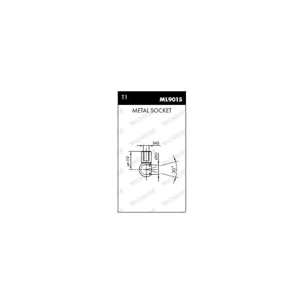 Gasfjäder, bagageutrymme, Bak Monroe ML5780 MONROE Gasfjäder, bagageutrymme, Bak Monroe ML5780 MONROE