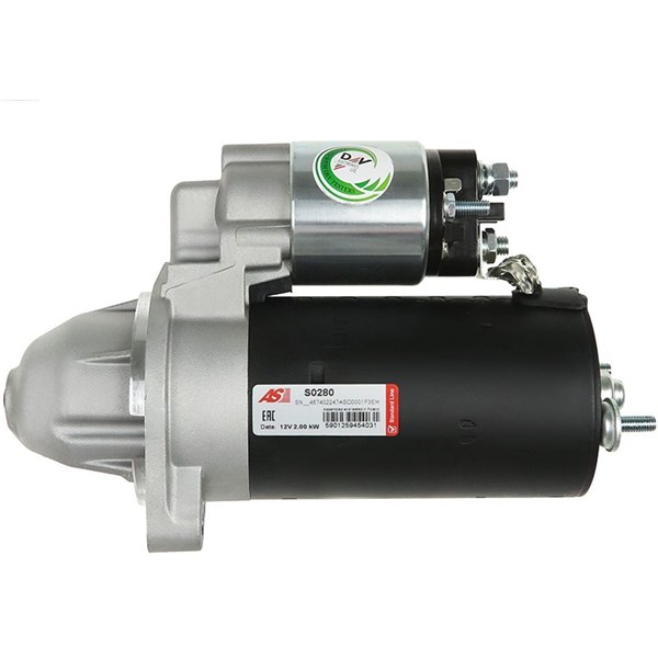 Startmotor 12V As-pl S0280 AS-PL Startmotor 12V As-pl S0280 AS-PL
