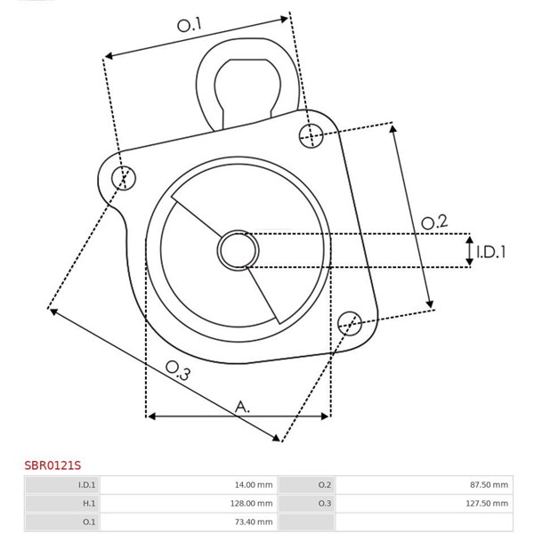 Övre lock, förgasare As-pl SBR0121S AS-PL