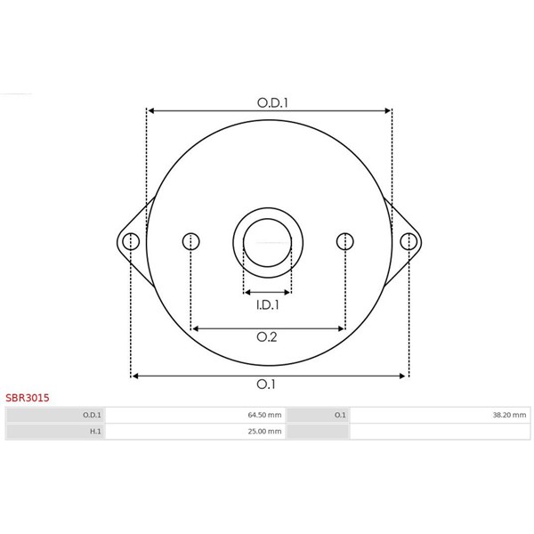 Övre lock, förgasare As-pl SBR3015 AS-PL