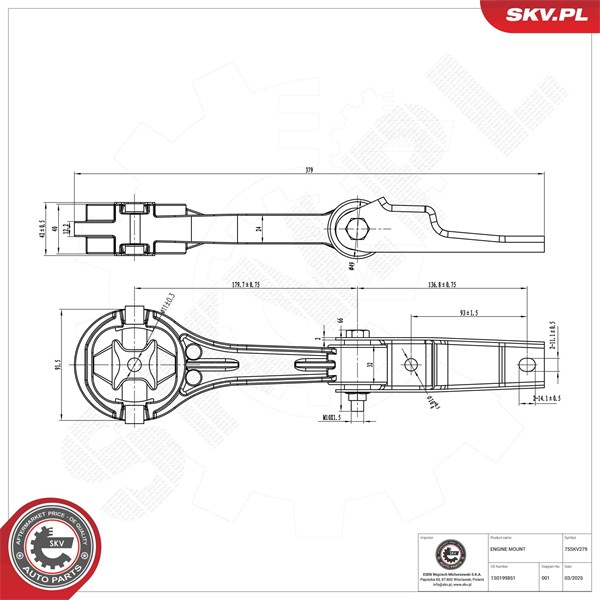 Motorkudde, Nedre Esen skv 75SKV279 ESEN SKV