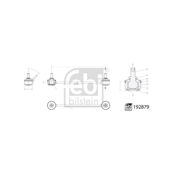 krängningshämmare Stång/stag,, Bakaxel höger, Bakaxel vänster Feb FEBI BILSTEIN krängningshämmare Stång/stag,, Bakaxel höger, Bakaxel vänster Feb FEBI BILSTEIN