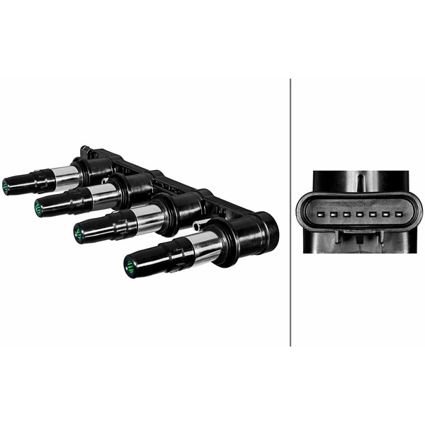 Tändspole Hella 5DA 358 290-371 HELLA