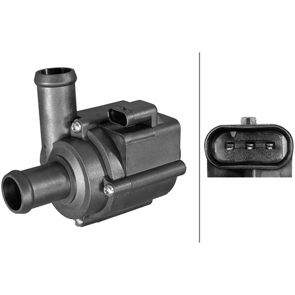 Extra vattenpump 12V Hella 8TW 358 313-351 HELLA