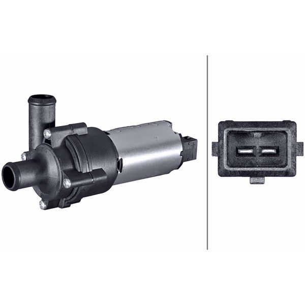 Extra vattenpump 12V Hella 8TW 358 313-421 HELLA